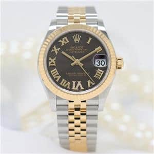 新品)ROLEX ロレックス デイトジャスト 278273 グレーVIダイヤ