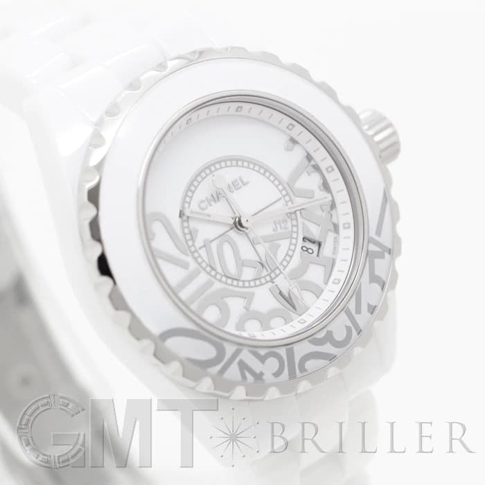 新品)CHANEL シャネル J12 グラフィティ ホワイト 33mm H5239