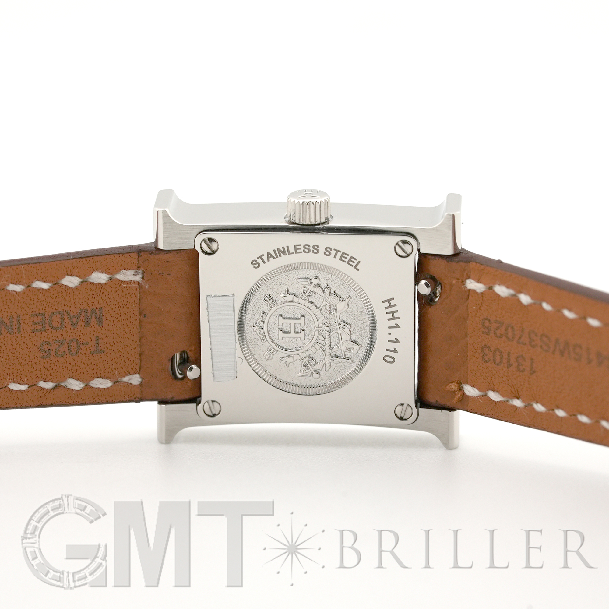 エルメス Hウォッチ レディース 腕時計 ゴールド×シルバー 箱付き HERMES】 腕時計 《Hウォッチ》 ミニ 21 mm ゴールド (HERMES/アナログ