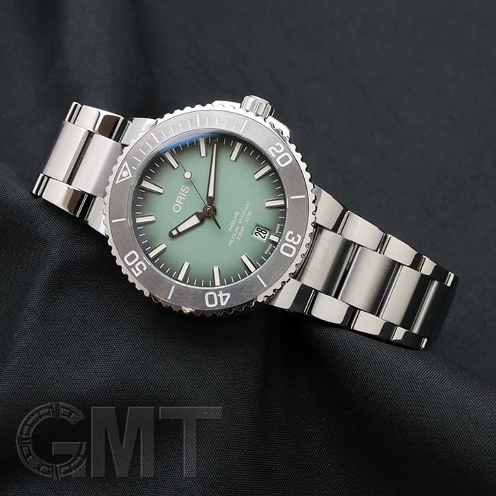 新品)ORIS オリス アクイス デイト グリーン 733 7732 4137 M（商品ID