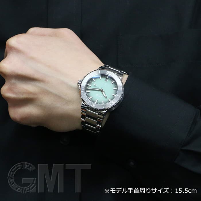 新品)ORIS オリス アクイス デイト グリーン 733 7732 4137 M（商品ID