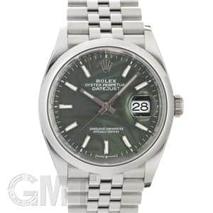 ROLEX ロレックス デイトジャスト 36 126200 オリーブグリーンパーム ジュビリーブレスレット メイン