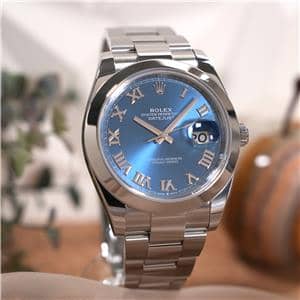 ROLEX ロレックス デイトジャスト 41 126300 ブルーローマ オイスターブレスレット メイン