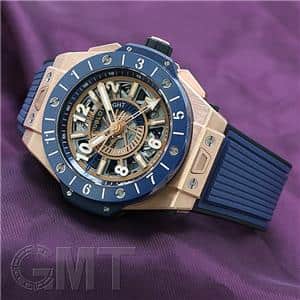 新品)HUBLOT ウブロ ビッグバン ウニコ GMT キングゴールド ブルー