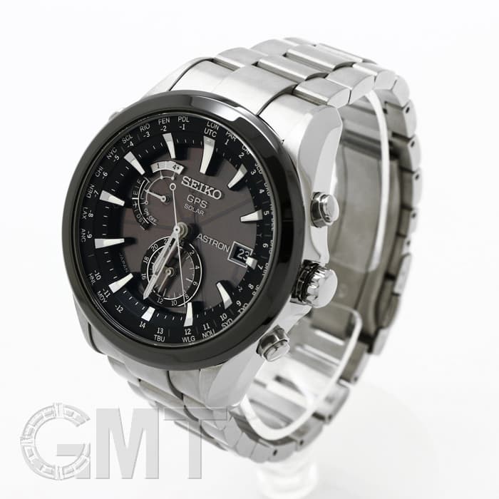 【苫小牧バナナ】良品 SEIKO/セイコー アストロン SBXA003 GPS ソーラー電波時計 セラミック×チタン 軽量高性能 ブラックベゼル 7X52-0AA0 中古)SEIKO セイコー アストロン ブライトチタン SBXA003（商品ID
