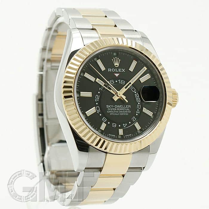 中古)ROLEX ロレックス スカイドゥエラー 326933 ブラック（商品ID