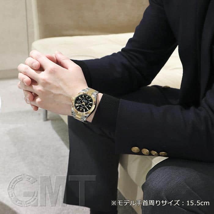中古)ROLEX ロレックス スカイドゥエラー 326933 ブラック（商品ID
