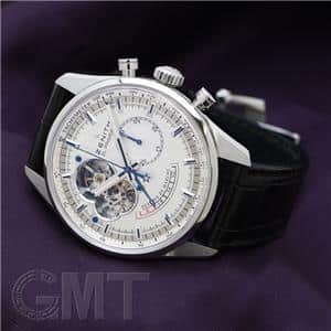 IKE@プロフ必読 ブルー40 中古)ZENITH ゼニス エル・プリメロ クロノマスター オープン