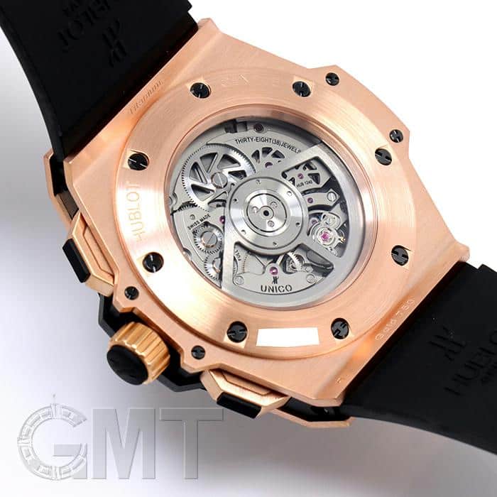中古)HUBLOT ウブロ キングパワー ウニコ キングゴールド カーボン 701