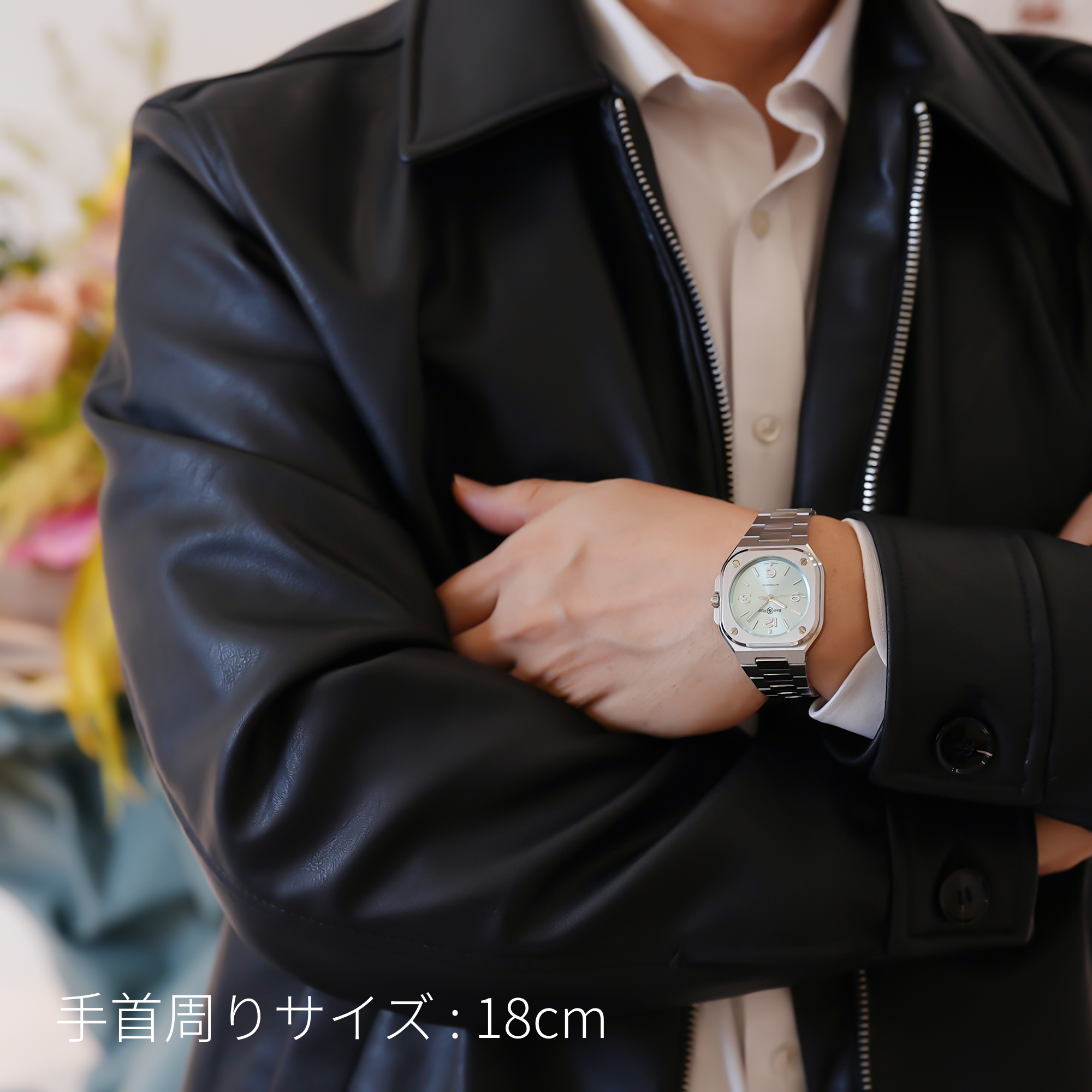 新品)BELL & ROSS ベル&ロス BR -05 36mm アイスブルー BR05A-S-BU-ST
