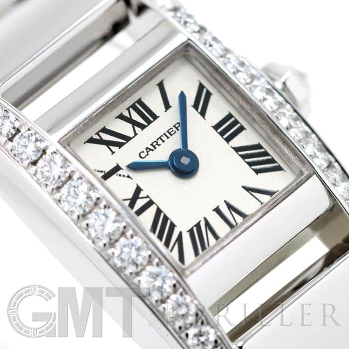 中古 カルティエ CARTIER WE70069H アイボリー レディース 腕時計 中古)CARTIER カルティエ タンキッシムSM WE70069H（商品ID