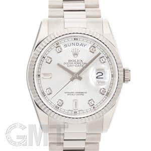 ROLEX ロレックス デイデイト 118239A シルバー【裏蓋保護シール付き】 メイン