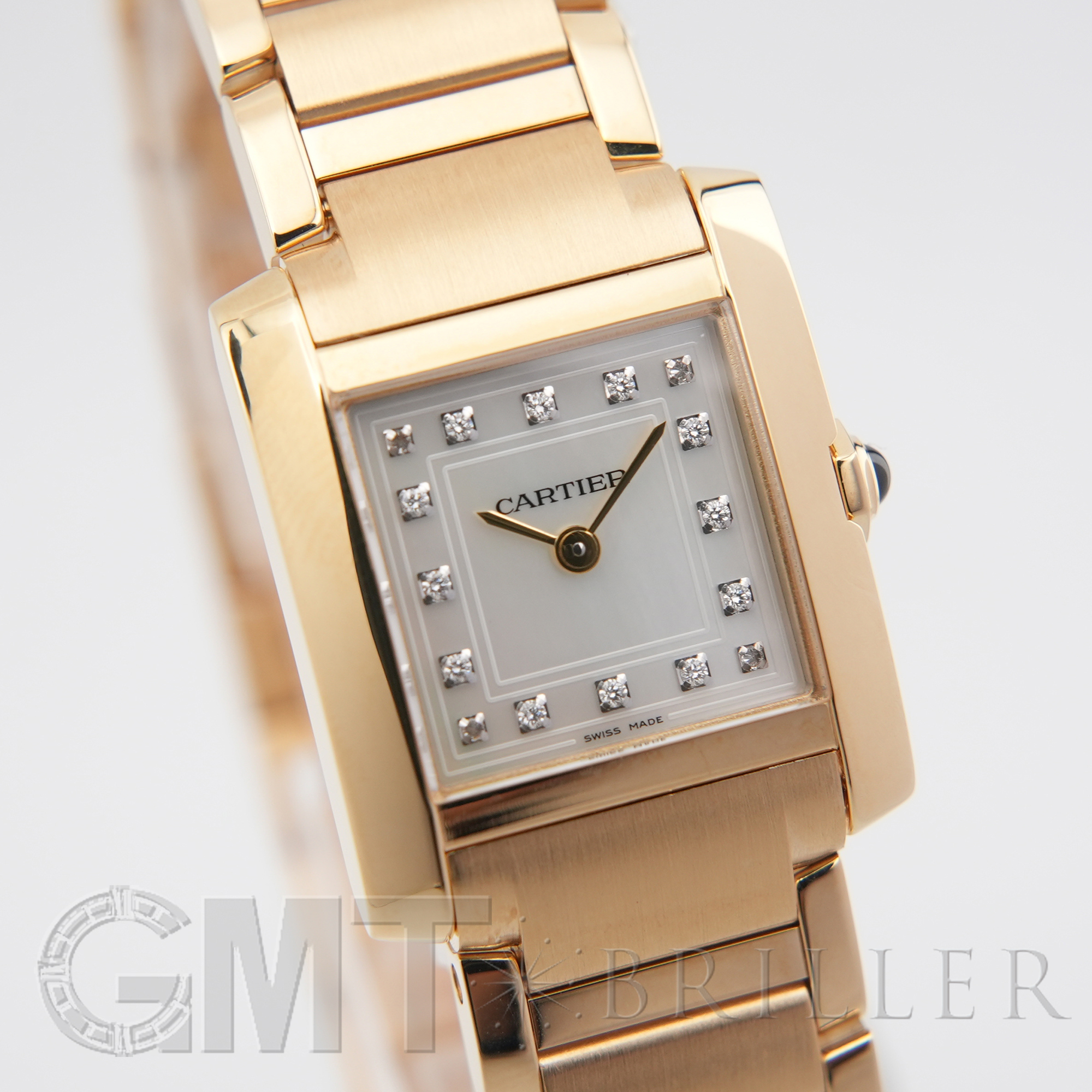 中古)CARTIER カルティエ タンク フランセーズ SM イエローゴールド