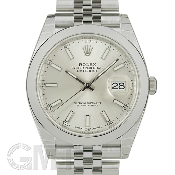 126300 ROLEX（ロレックス） デイトジャスト41 ブルー/バー/5列