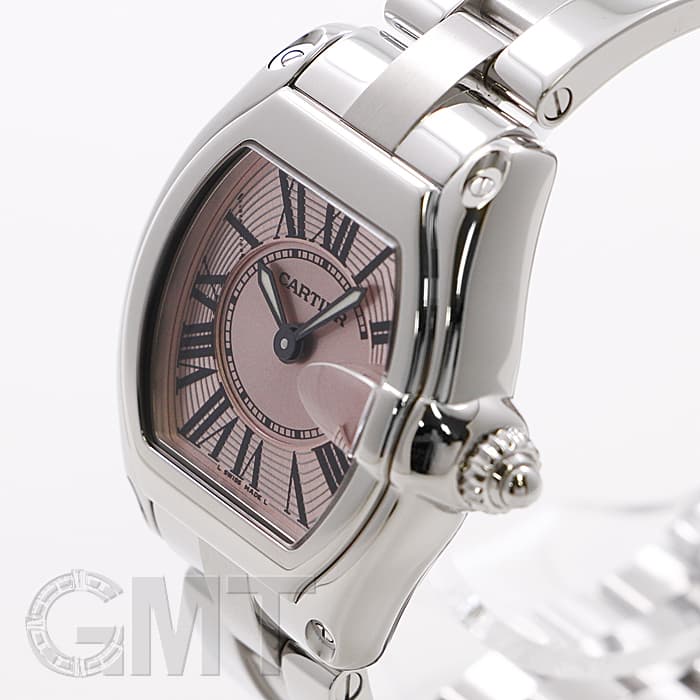 カルティエ　ロードスター　ピンク　腕時計 中古)CARTIER カルティエ ロードスター ミニ ピンク W62017V3（商品ID