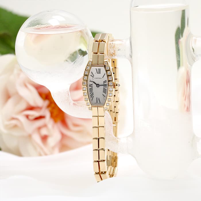 中古)CARTIER カルティエ ミニトノー ラニエール WJ2007X3（商品ID
