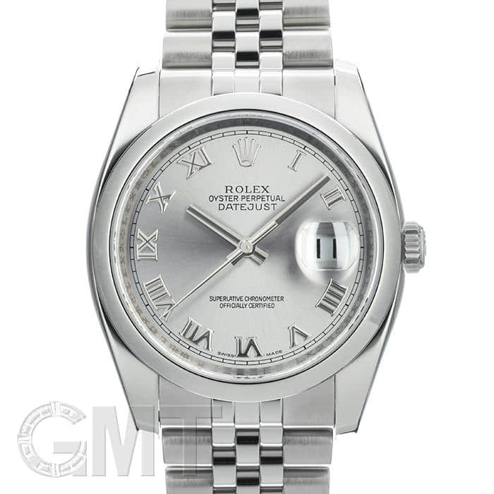 中古)ROLEX ロレックス デイトジャスト 116200 シルバー ローマ