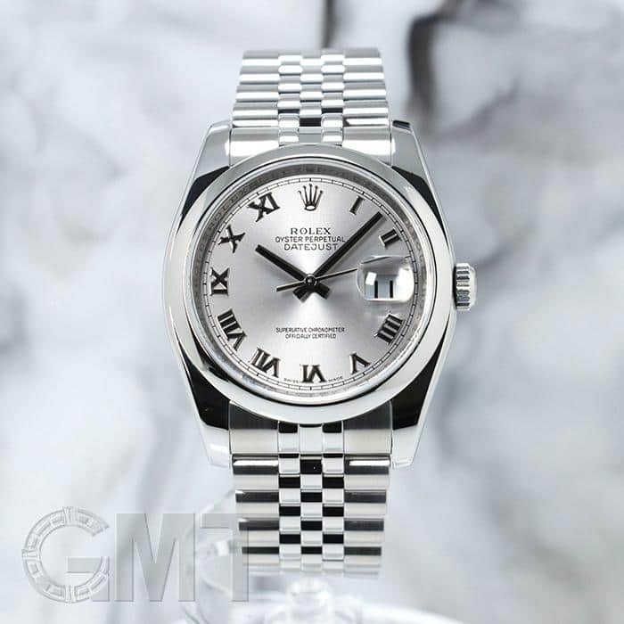 中古)ROLEX ロレックス デイトジャスト 116200 シルバー ローマ
