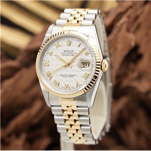 ROLEX ロレックス デイトジャスト 16233 アイボリーピラミッドローマ メイン