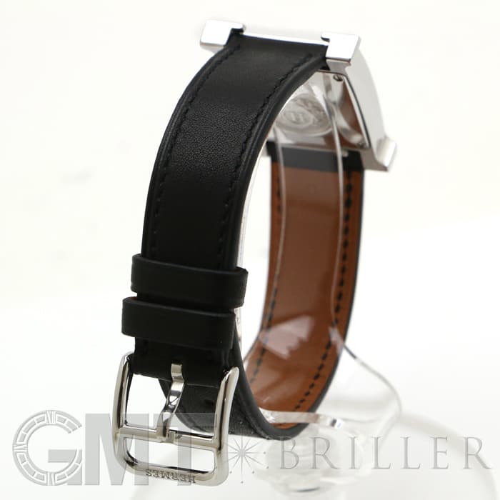 エルメス　HERMES Hウォッチ　ブラック　シルバー　 新品)HERMES エルメス Hウォッチ 044936WW00 HH1.221.336/VB89 H