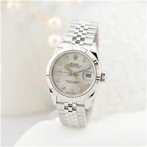 ROLEX ロレックス デイトジャスト 28 279174G シルバー IXダイヤモンド スターダイヤル ジュビリーブレスレット メイン