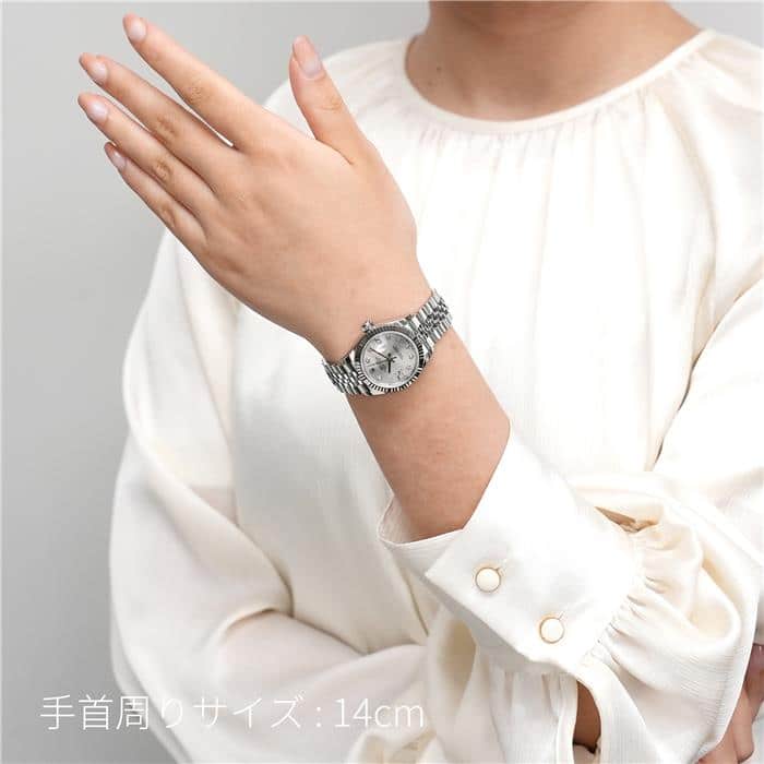 中古)ROLEX ロレックス デイトジャスト 28 279174G シルバー IX