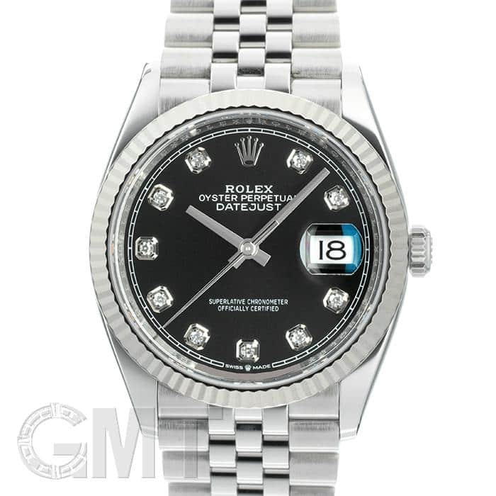 超特価セール開催！！ 中古)ROLEX ロレックス デイトジャスト 36 126234G ブラック 時計