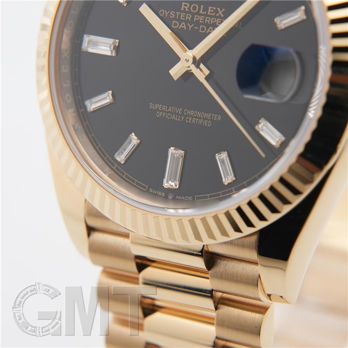 中古)ROLEX ロレックス デイデイト 40 228238A ブラック 10Pバケット