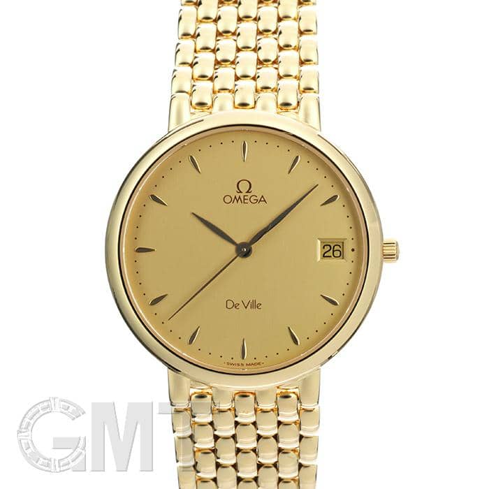 中古)OMEGA オメガ デ・ヴィル クォーツ 7120.11 イエローゴールド