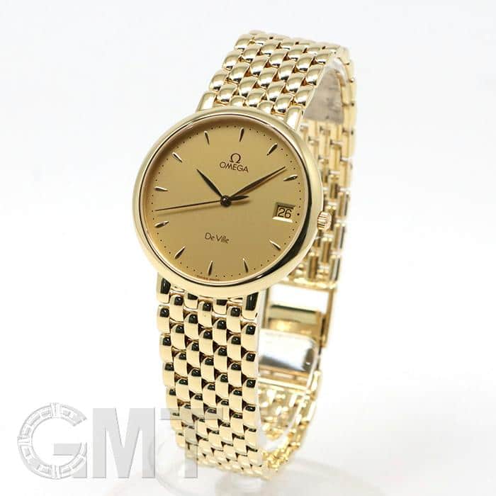 中古)OMEGA オメガ デ・ヴィル クォーツ 7120.11 イエローゴールド