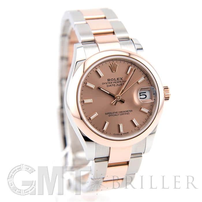 中古)ROLEX ロレックス デイトジャスト 31 278241 ロゼ オイスター