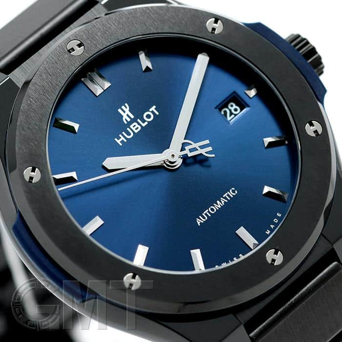 新品)HUBLOT ウブロ クラシック フュージョン セラミック ブルー