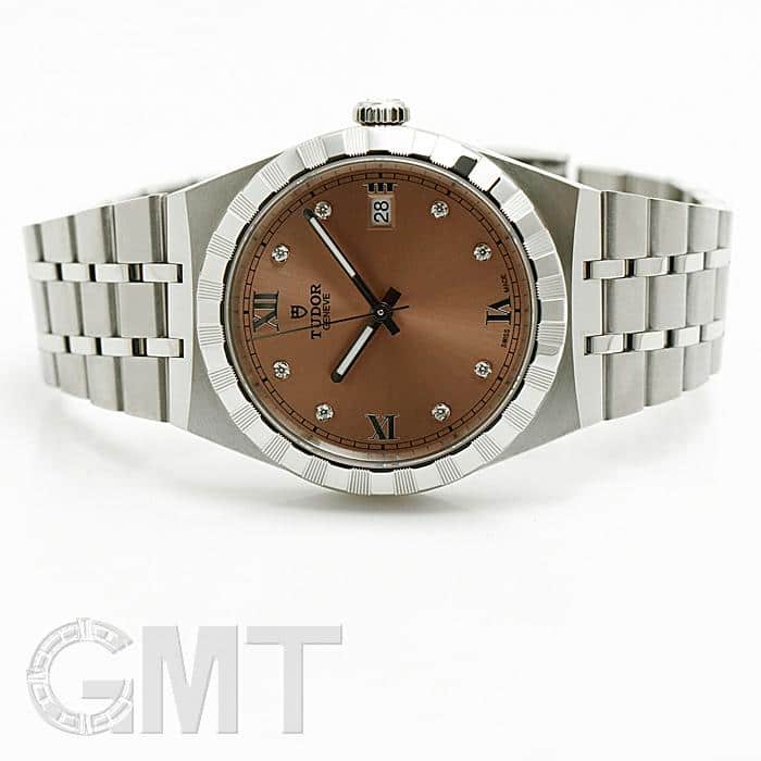 新品)TUDOR チューダー ロイヤル M28500-0009 サーモンピンク 8