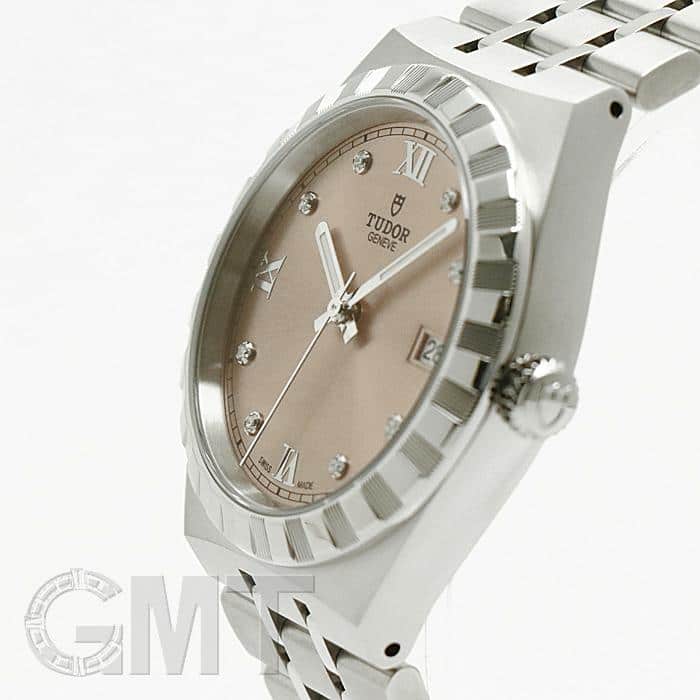 新品)TUDOR チューダー ロイヤル M28500-0009 サーモンピンク 8