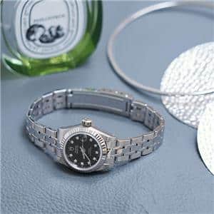 TUDOR チューダー プリンセス デイト 92514G ブラック 10Pダイヤ 22mm メイン
