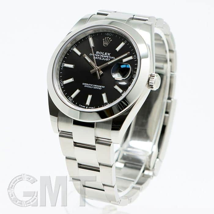 中古)ROLEX ロレックス デイトジャスト 41 126300 ブラック オイスター