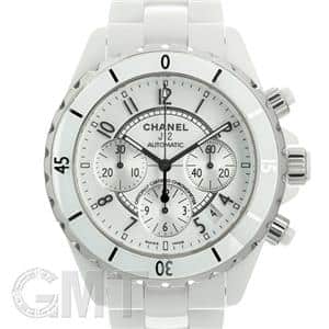 CHANELシャネルJ12 クロノグラフ 中古)CHANEL シャネル J12 クロノグラフ H1007 ホワイト