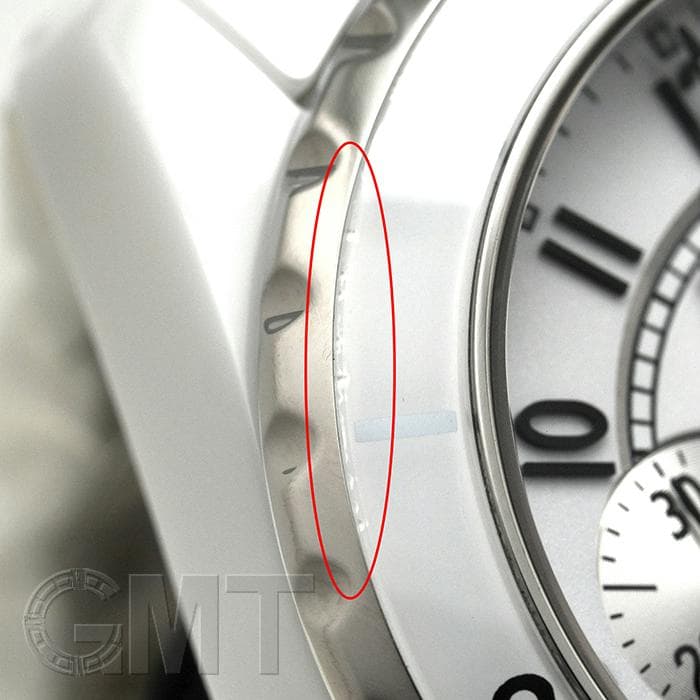 中古)CHANEL シャネル J12 クロノグラフ H1007 ホワイトセラミック