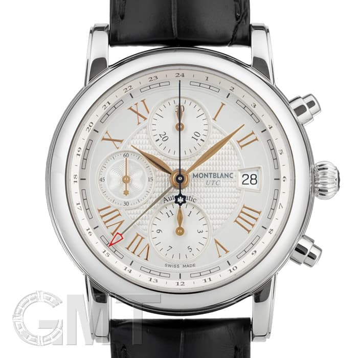 【美品】 MONTBLANC クロノグラフ UTC オートマティック 腕時計 新品)MONTBLANC モンブラン スター クロノグラフ UTC オートマティック