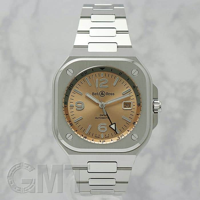 中古)BELL & ROSS ベル&ロス BR 05 GMT AMBER BR05G-CH-ST/SST