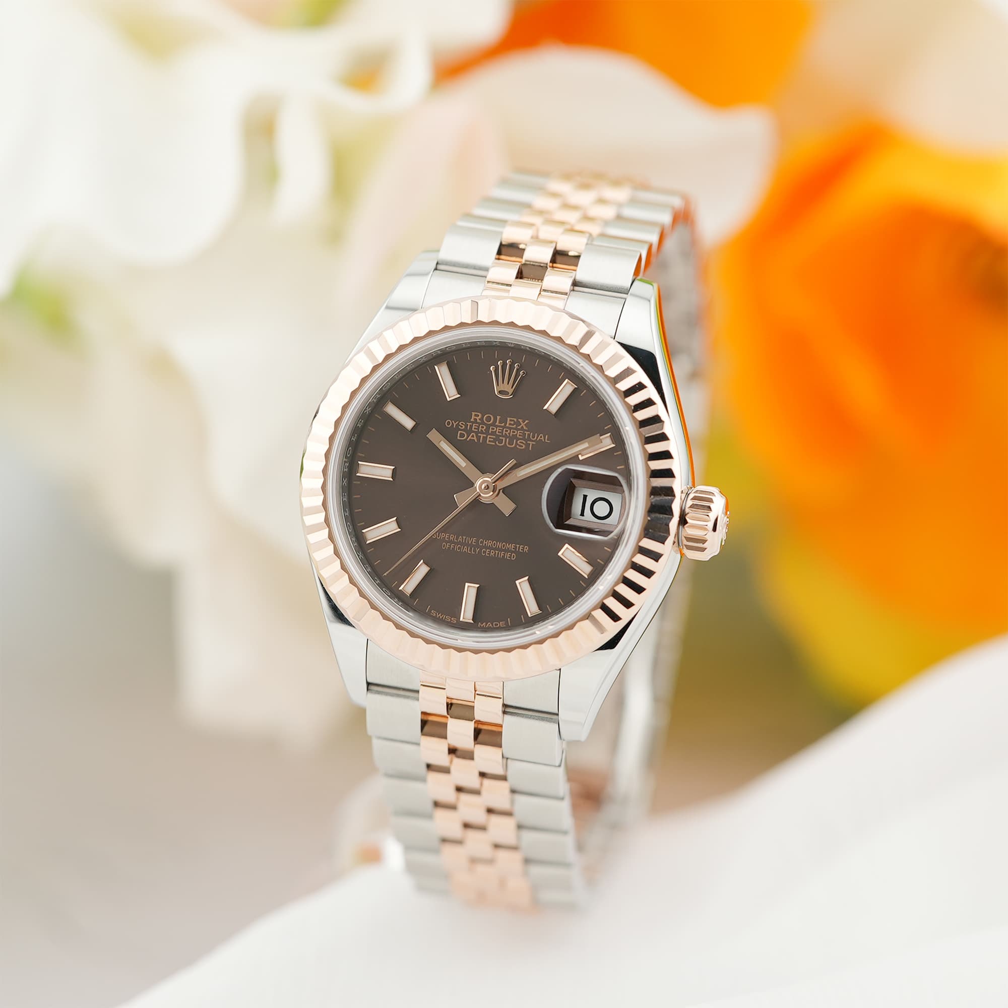 中古)ROLEX ロレックス デイトジャスト 28 279171 チョコレート（商品