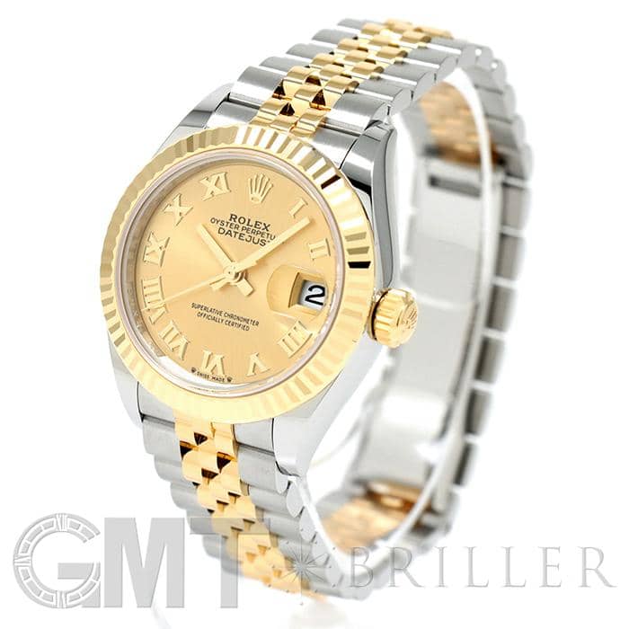 【本物保証】 新品同様 ロレックス ROLEX デイトジャスト コンビ 自動巻き 腕時計 シャンパンゴールド文字盤 98番台 54g 79173 2023/09OH済 ROLEX - 【本物保証】 新品同様 ロレックス ROLEX デイトジャスト