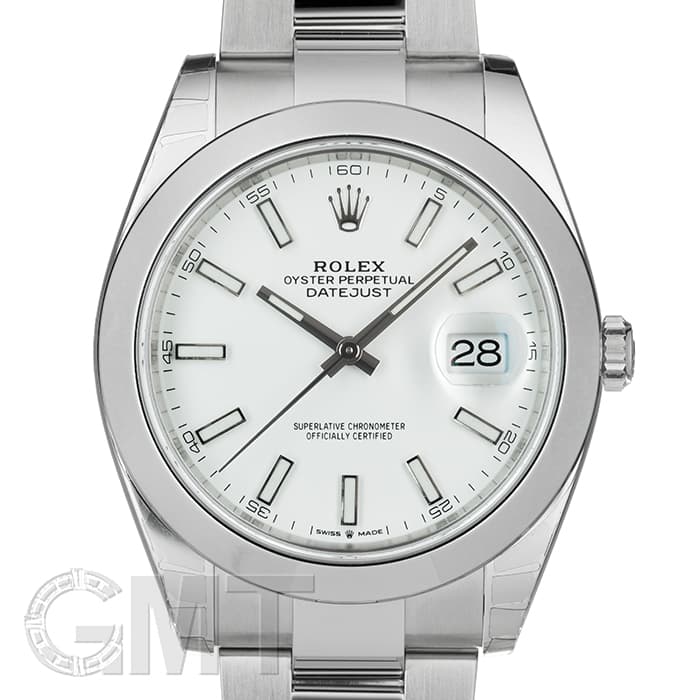 新品)ROLEX ロレックス デイトジャスト 41 ホワイト 126300（商品ID