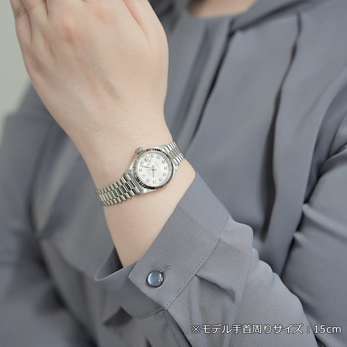 中古)ROLEX ロレックス デイトジャスト 69179G シルバー（商品ID