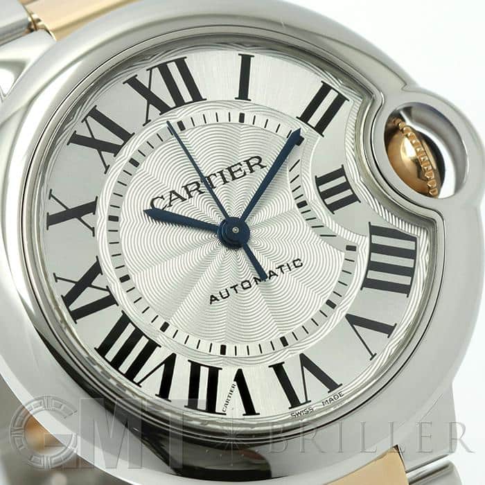 【OH済】 カルティエ 【CARTIER】 バロン ブルー ドゥ カルティエ 33MM W4BB0009 レディース シルバー ステンレススティール 腕時計 時計 BALLON BLEU DE CARTIER 33MM SILVER SS D11Pダイヤモンド【中古】 カルティエ バロンブルー ドゥ カルティエ W4BB0029 シルバー