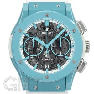 HUBLOT ウブロ クラシック アエロフュージョン クロノグラフ ライトブルーセラミック トミヤスペシャル 525.EX.0129.RW.TMY21【限定77本】 メイン