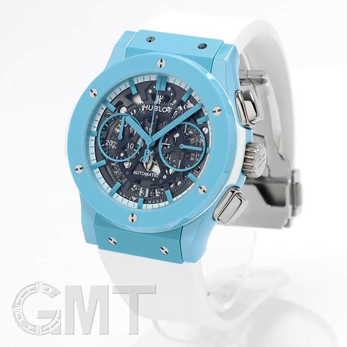 中古)HUBLOT ウブロ クラシック アエロフュージョン クロノグラフ