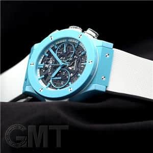 HUBLOT ウブロ クラシック アエロフュージョン クロノグラフ ライトブルーセラミック トミヤスペシャル 525.EX.0129.RW.TMY21【限定77本】 メイン