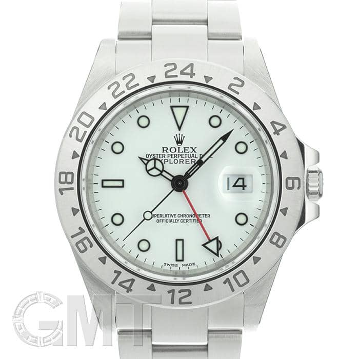 中古)ROLEX ロレックス エクスプローラー II 16570 ホワイト（商品ID