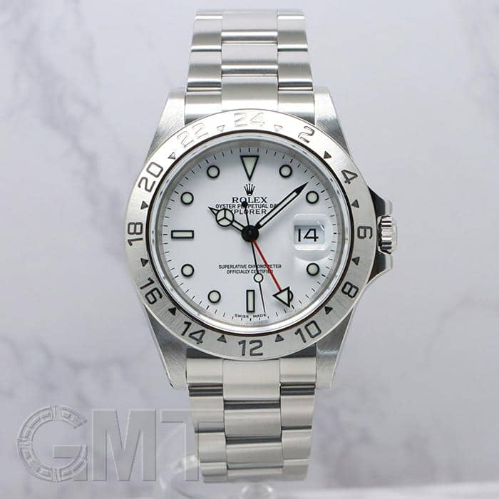 中古)ROLEX ロレックス エクスプローラー II 16570 ホワイト